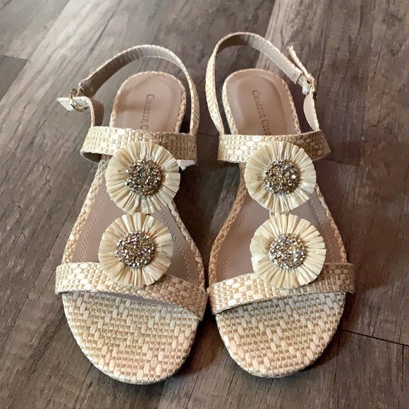 NEW Charter Club Natural Zoeyy Flat Sandal - Picture 1 of 7